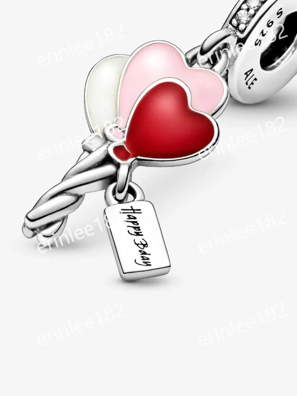 Pandora Happy Bday Balloon Dangle Charm